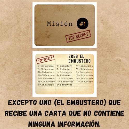 Detalle de El Embustero de Oh Happy Games: juego de palabras, faroles y sospechas para toda la familia