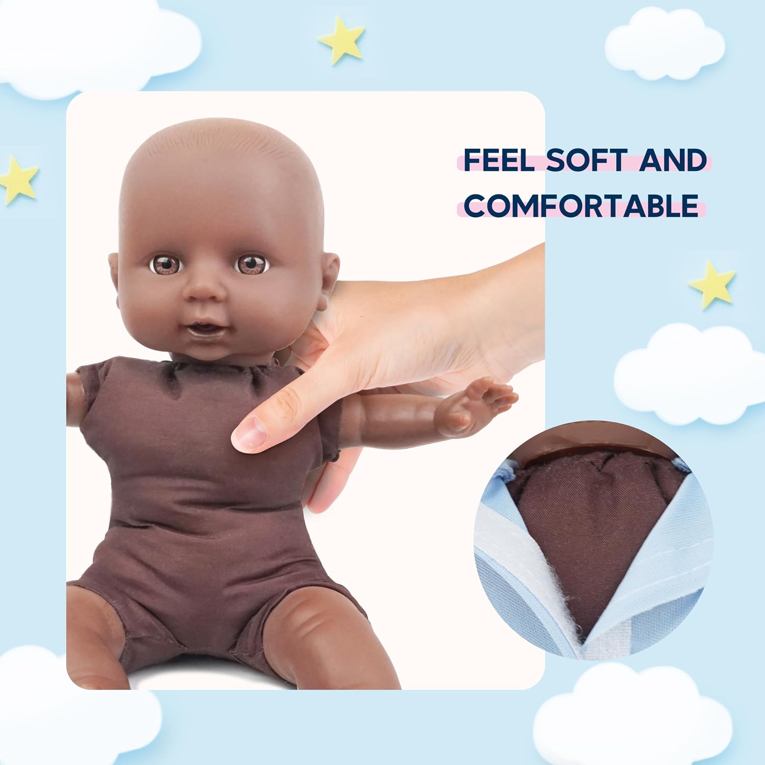 Detalle 2 de Toy Choi's Twin Baby Dolls, 12-Inch