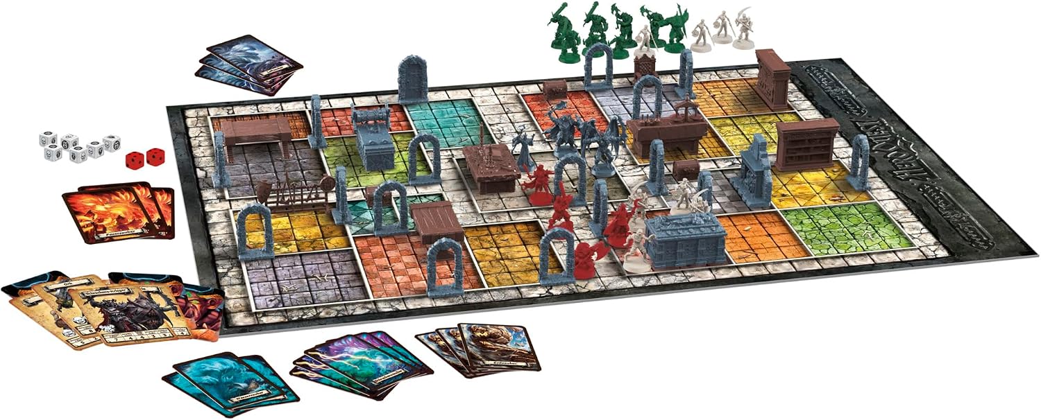 Detalle de Avalon Hill HeroQuest Basisspiel – Dungeon-Crawler-Fantasy-Abenteuerspiel mit Miniaturen (ab 14 Jahren, 2–5 Spieler)