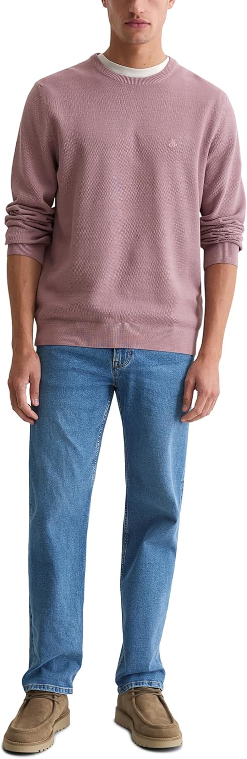 Thumbnail 4 de Marc O'Polo Herren Pullover aus Bio-Baumwolle mit Rundhalsausschnitt
