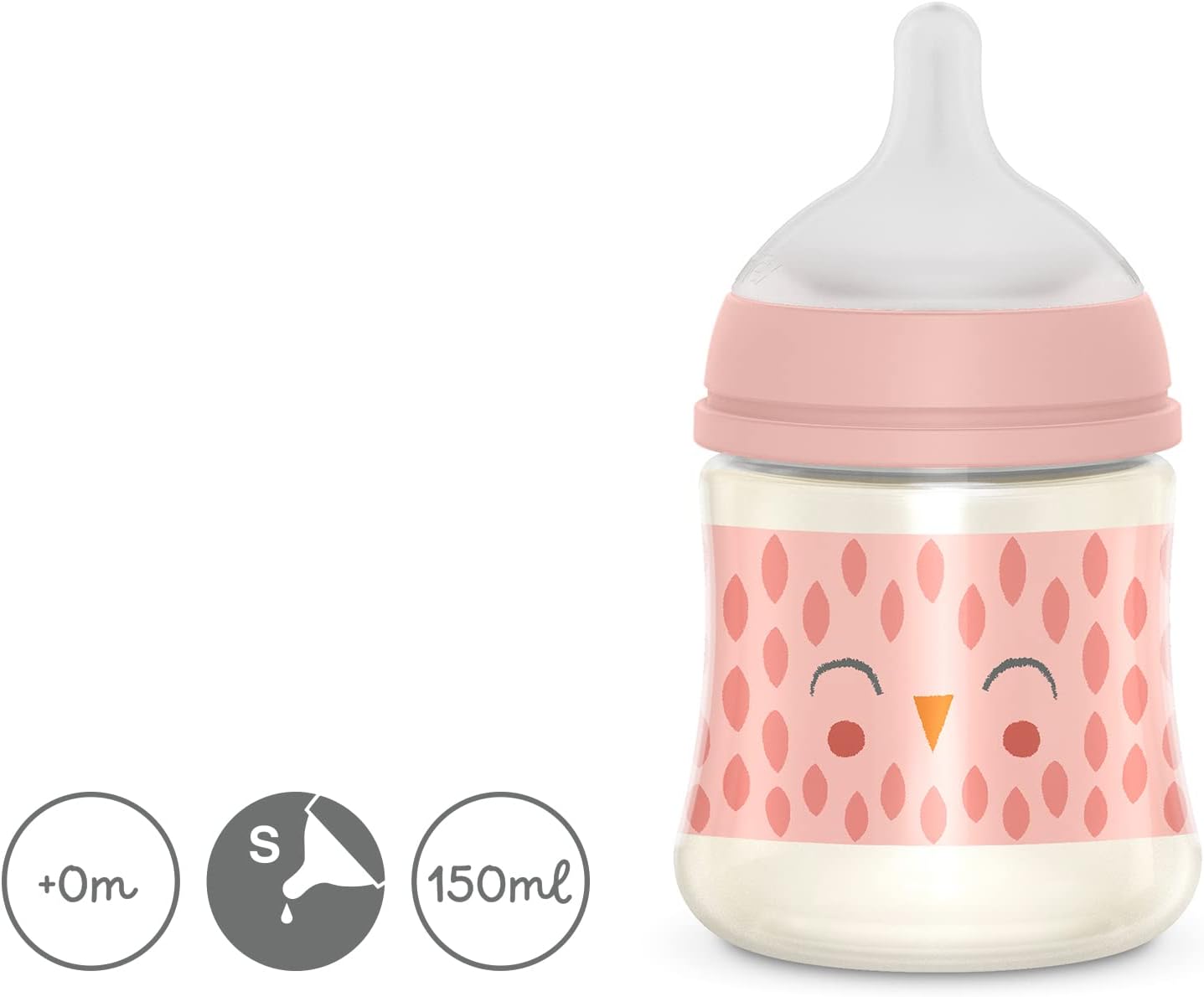 Detalle de Suavinex Cadeau Naissance Welcome Baby : coffret 4 biberons et accessoires rose