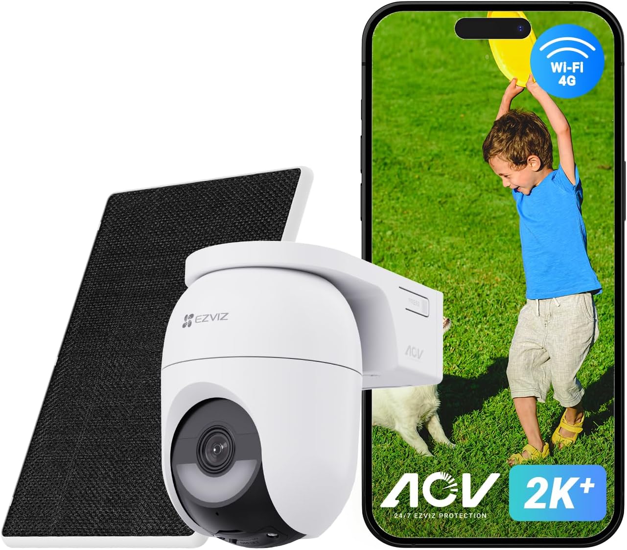 Detalle de EZVIZ CB8 2K+ Battery Outdoor Camera 512GB