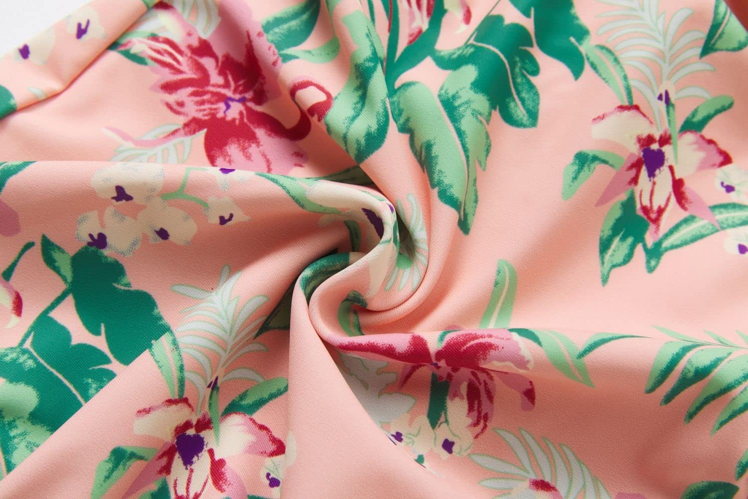 Thumbnail 6 de BONVERANO kleiner Mädchen Schwimmanzug mit UV-Schutz, Blumenmuster & Sonnenhut
