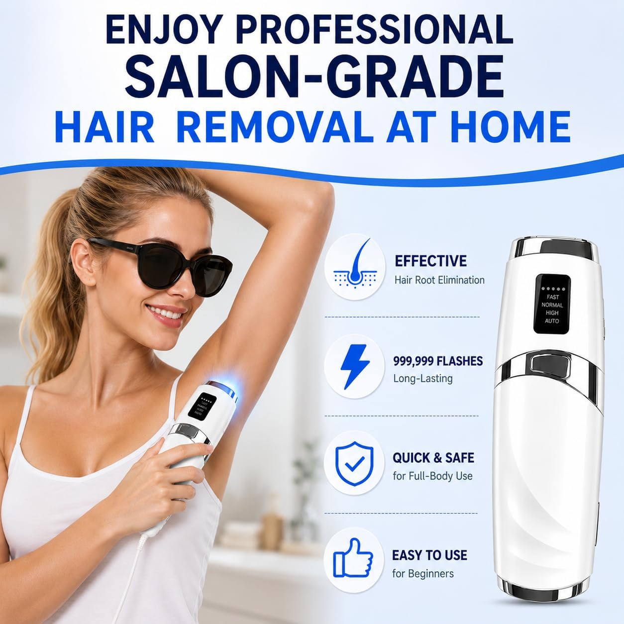 Thumbnail 4 de Mulbijeo Epilatore Luce Pulsata con Raffreddamento 5°C – Depilazione IPL a Casa