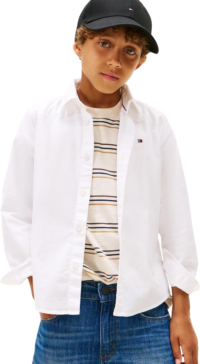 Detalle de Camicia Oxford Tommy Hilfiger Flag