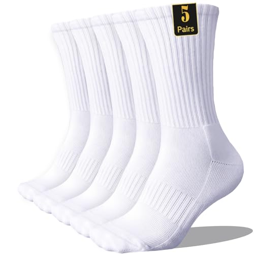 Detalle de Wamicu Calcetines Deporte Hombre 5 Pares: algodón peinado, acolchados y transpirables para running