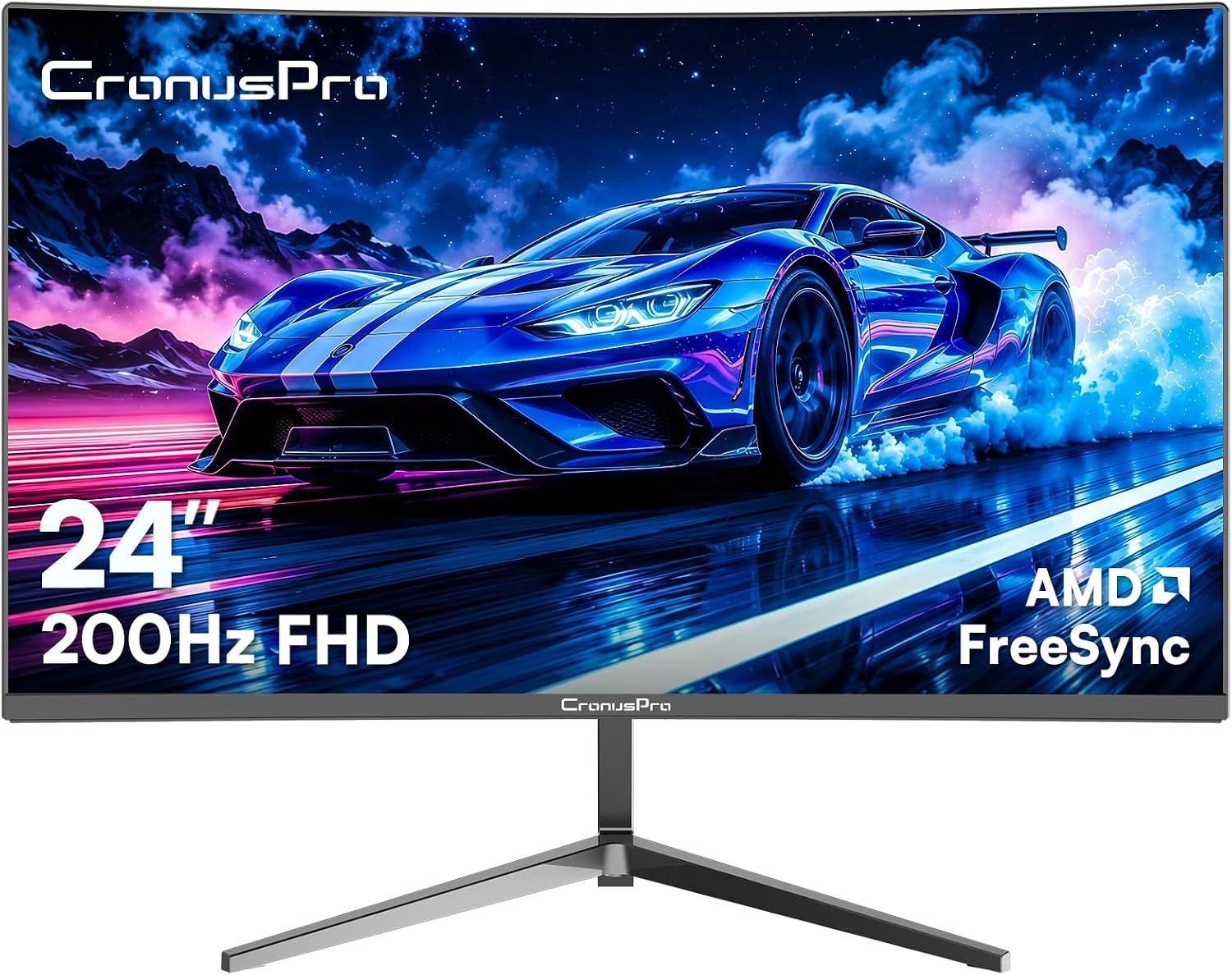 Detalle de 24 Inch CronusPro curved 200Hz gaming monitor