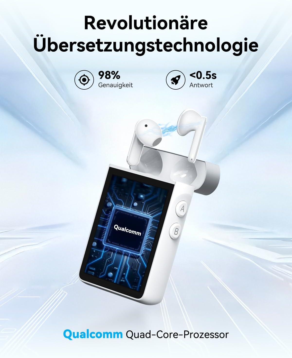 Detalle 2 de Wooask A9S Übersetzer Kopfhörer