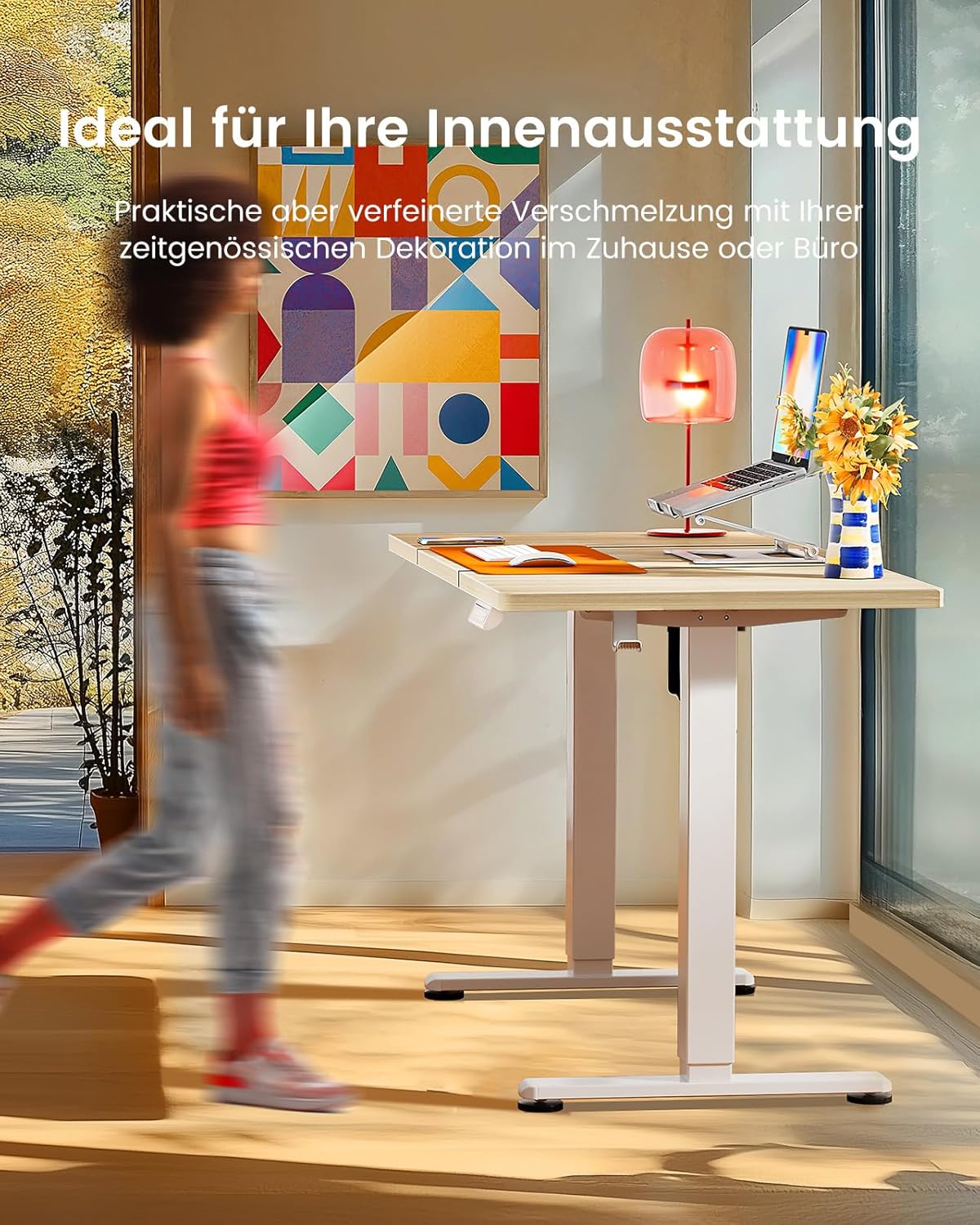 Thumbnail 5 de ErGear elektrisch höhenverstellbarer Schreibtisch 120 x 60 cm mit 4‑Memory-Smart-Pult