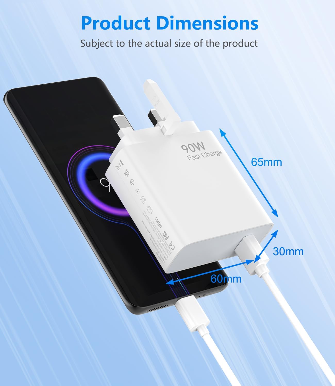 Thumbnail 5 de VUOHOEG 90W USB Charger for Xiaomi