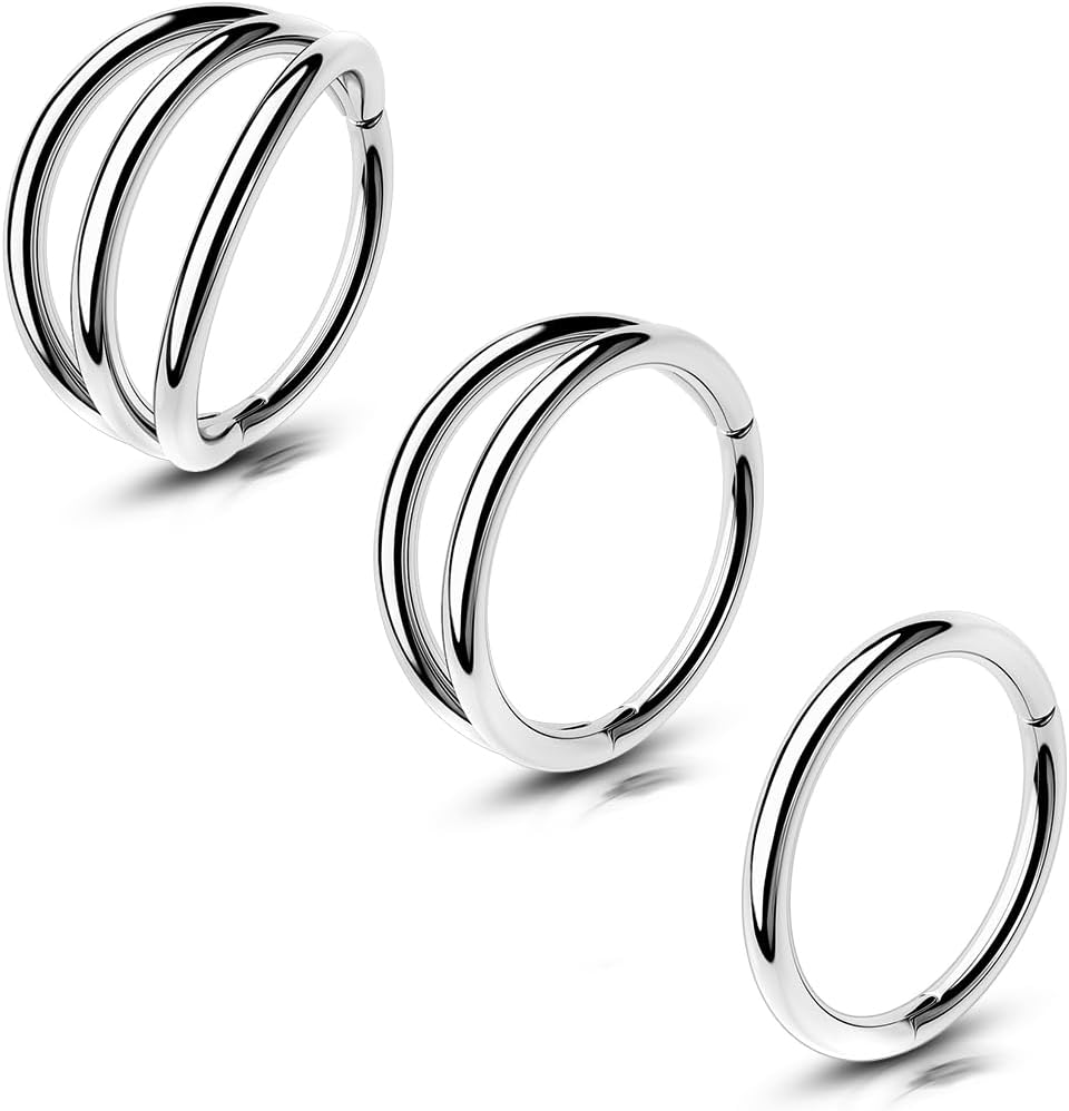 Imagen de OUFER Helix 3pcs 16G Anneaux Cartilage en OfertitasTOP