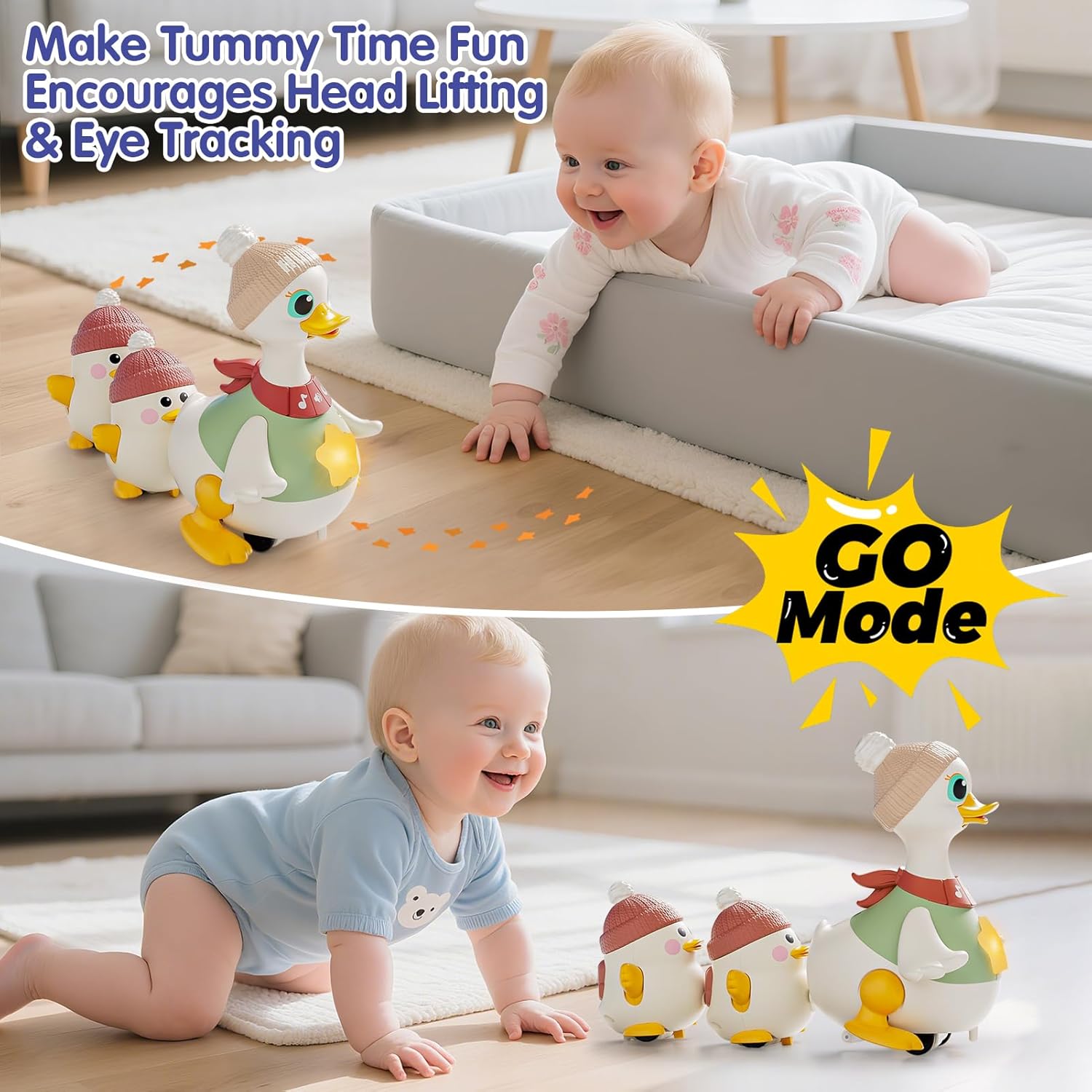 Thumbnail 1 de HOLA Baby Toys Musical Dancing Duck Set for 6–12 Months
