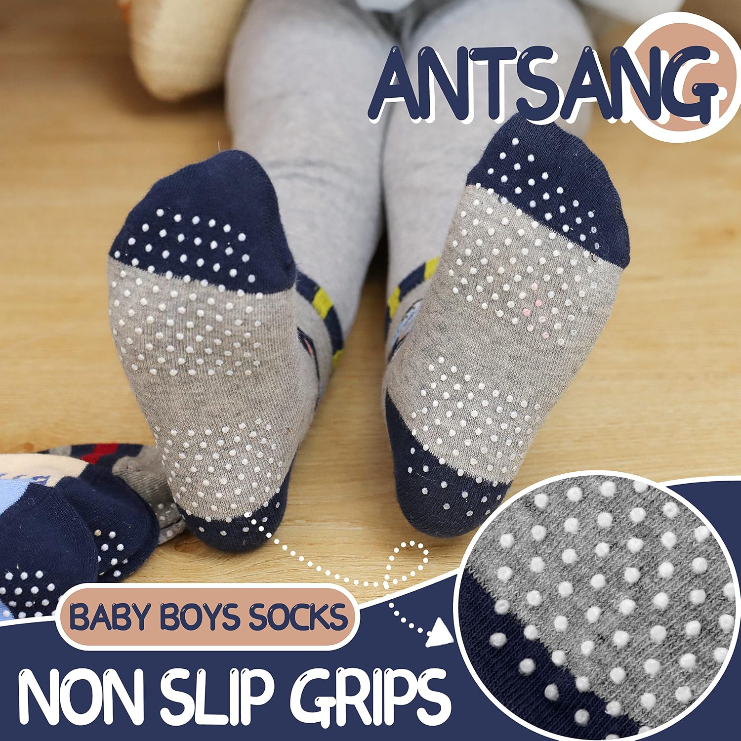 Thumbnail 2 de Stoppersocken Kinder 12 Paar Antirutsch