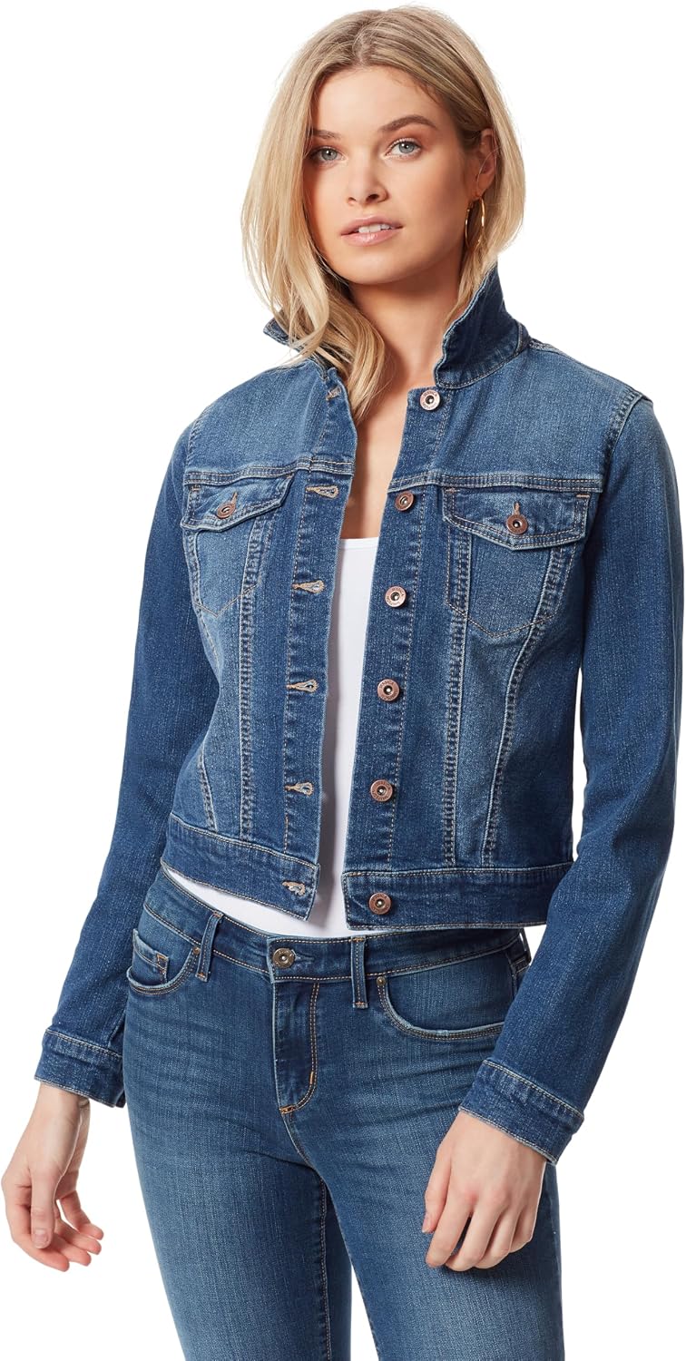 Detalle 1 de Jessica Simpson Pixie cropped jean jacket