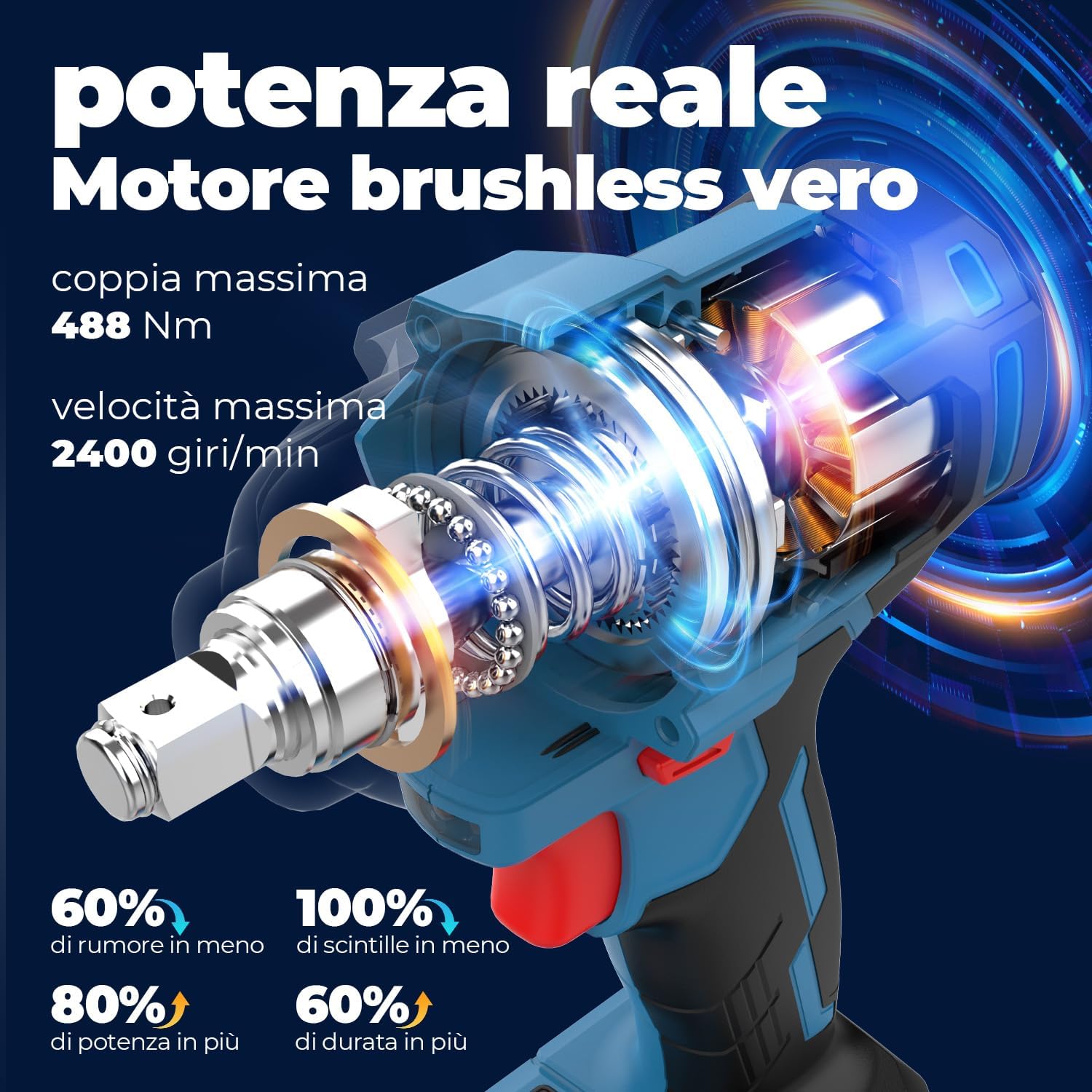 Thumbnail 1 de Dong Cheng Avvitatore 20V brushless 4,0 Ah