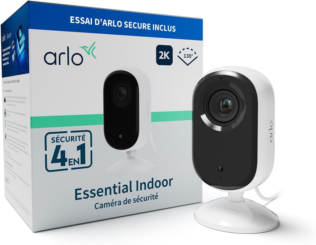 Detalle de Arlo Essential 2 Indoor 2K Caméra 2K