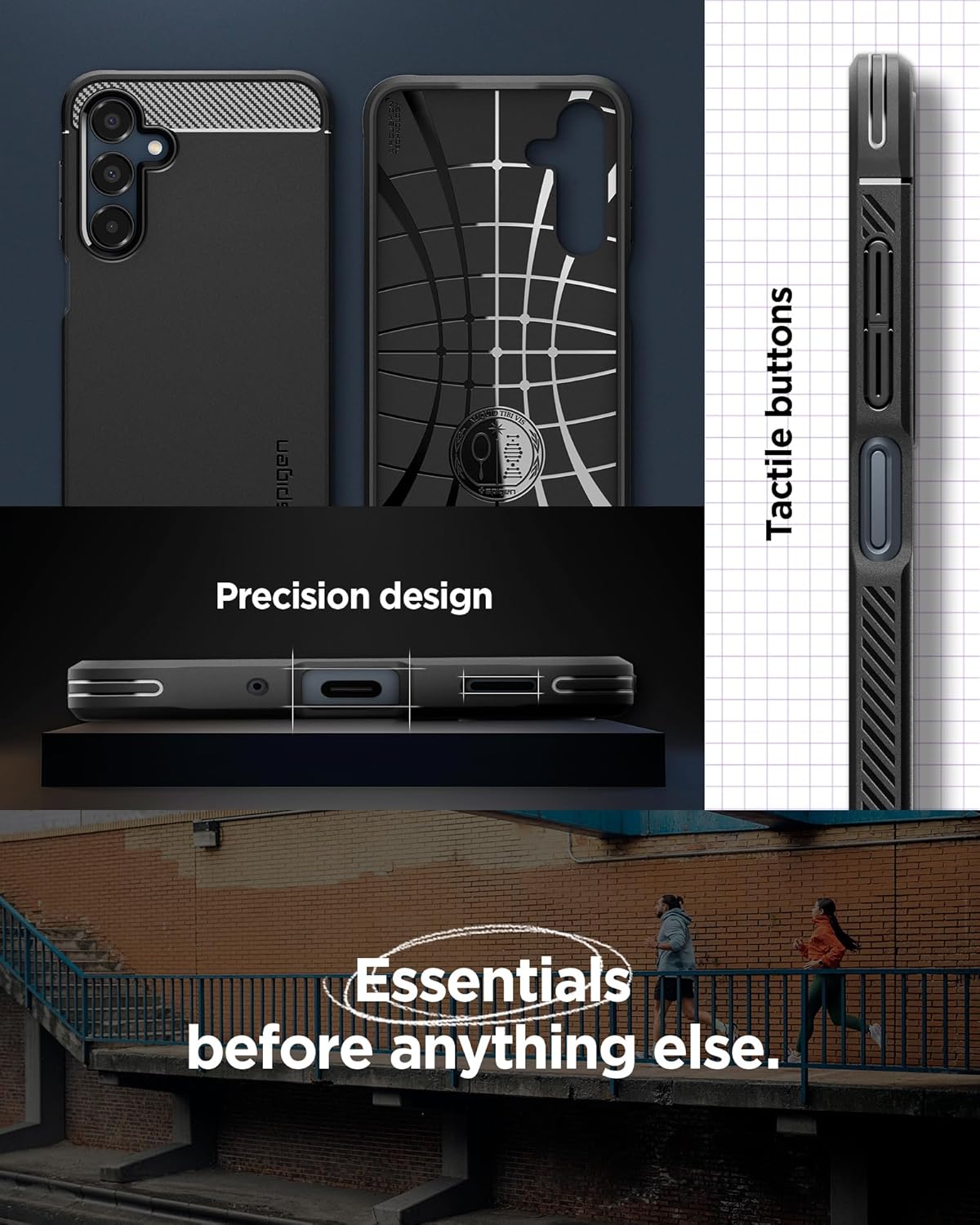 Thumbnail 6 de Spigen Rugged Armor pour Samsung Galaxy A16 (4G/5G) — coque noire mate