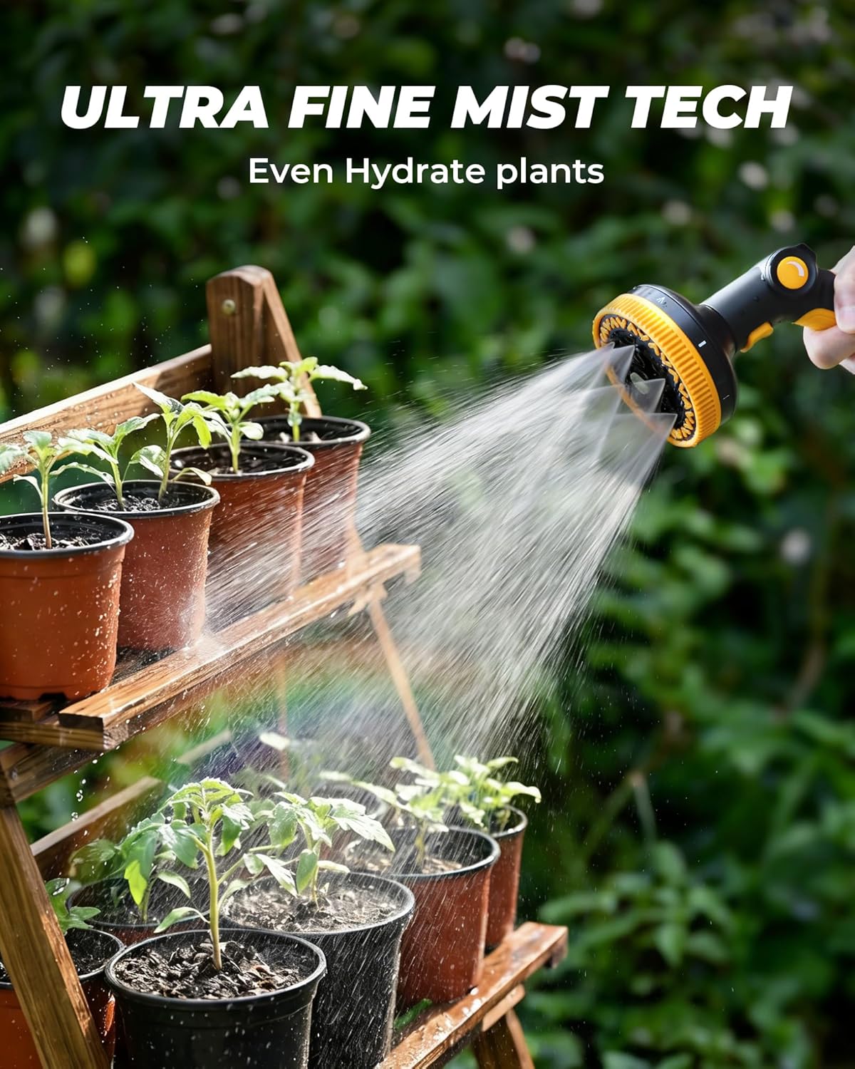 Thumbnail 4 de RAINPOINT Multi-Garden Hose Spray Gun with 3 Detachable Nozzles