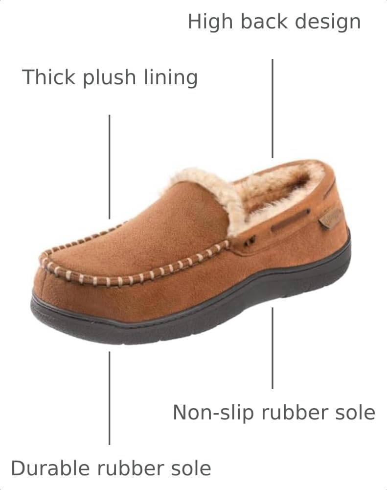 Thumbnail 2 de Zigzagger Men's Moccasin Slippers memory foam loafers 👞