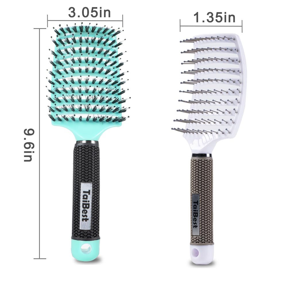 Detalle 2 de TaiBest Hair Brush Set with Boar Bristles