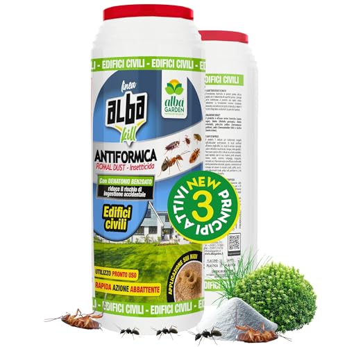 Detalle de Albakill Esca Anti Formiche: 500 g di polvere zeppo di efficacia per casa e giardino