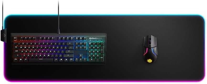 Thumbnail 2 de SteelSeries QcK Prism Cloth – tappetino gaming XL con RGB a 2 zone