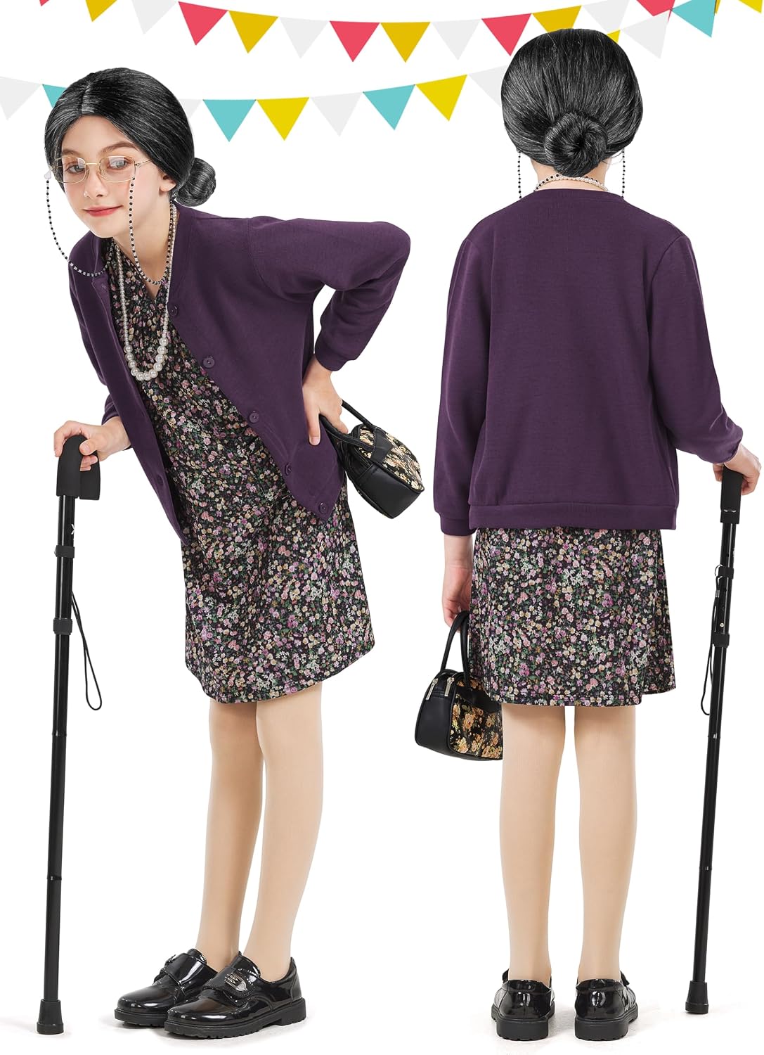 Thumbnail 4 de FancyFun 8-piece Old Lady Costume 🎭