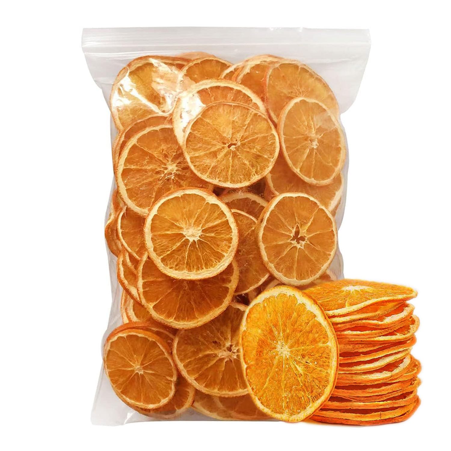 Detalle de Dried Orange Slices, 7.1 oz / 200 g, Sugar-Free, Approx. 40–50+ Slices