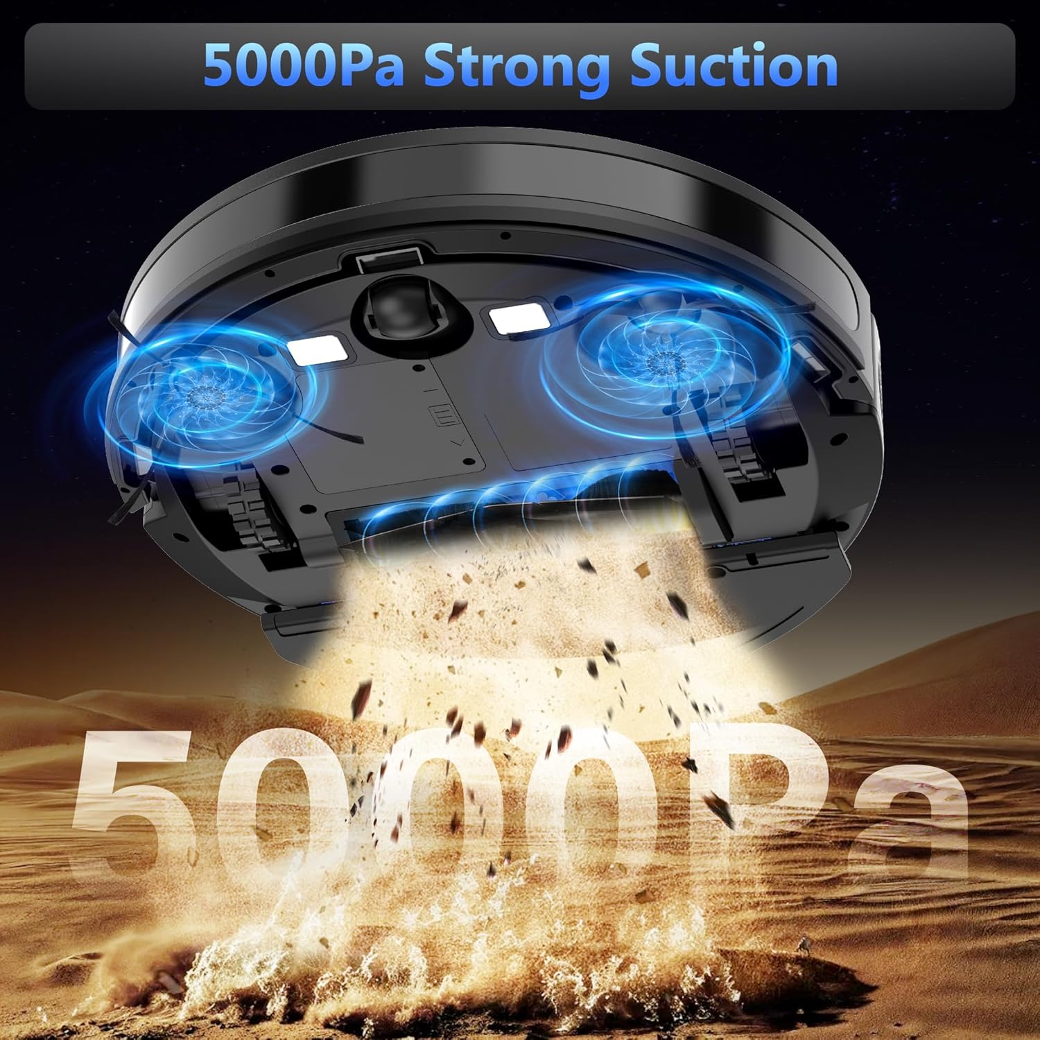 Thumbnail 1 de Tikom G8000 Max 5000Pa Robot Vacuum and Mop 🤖
