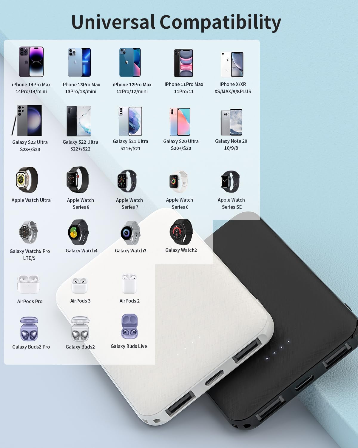 Thumbnail 6 de Mini Power Bank 5000 mAh, pack 2 unidades