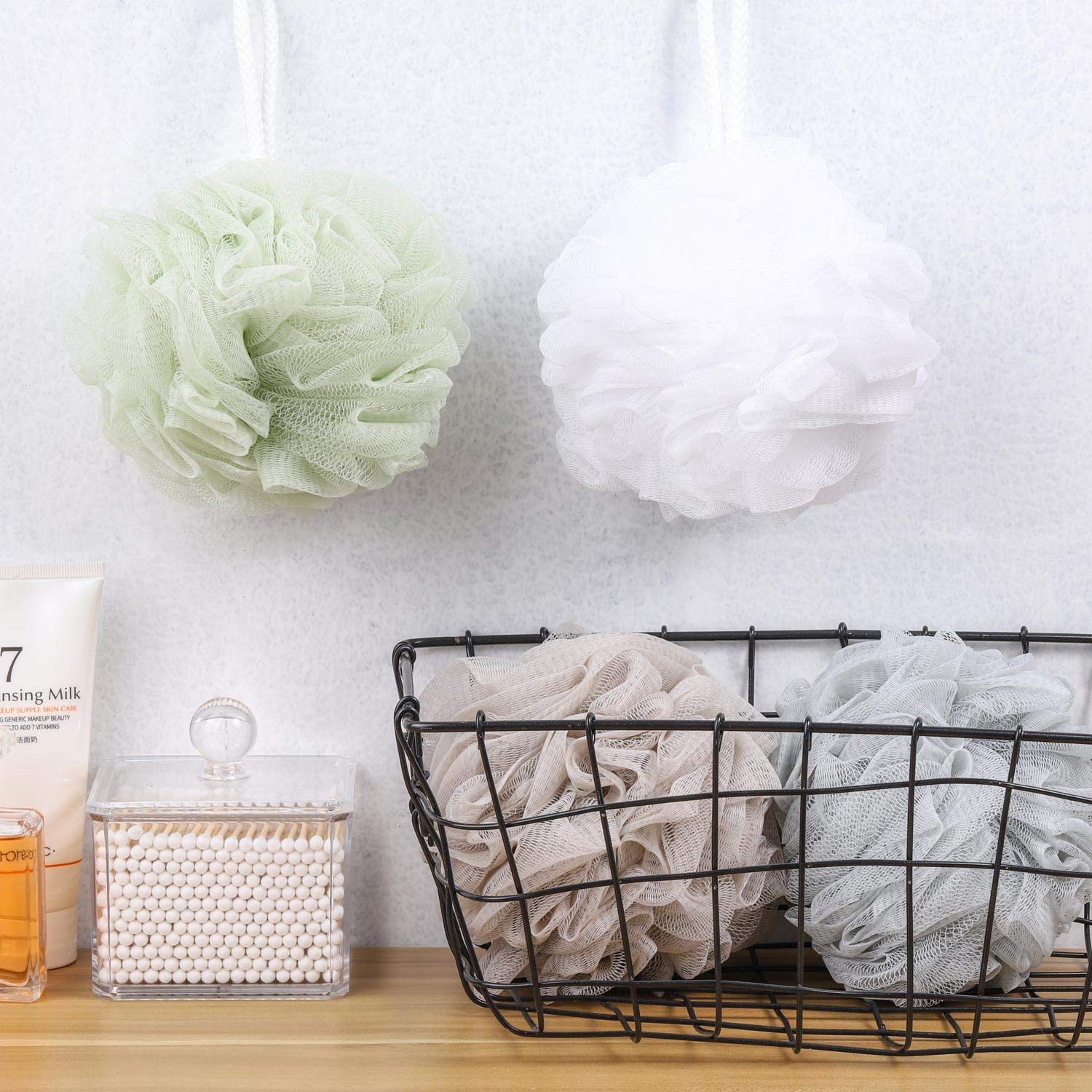 Thumbnail 5 de BTYMS Bath Sponge Mesh Pouf 60g Pack of 4