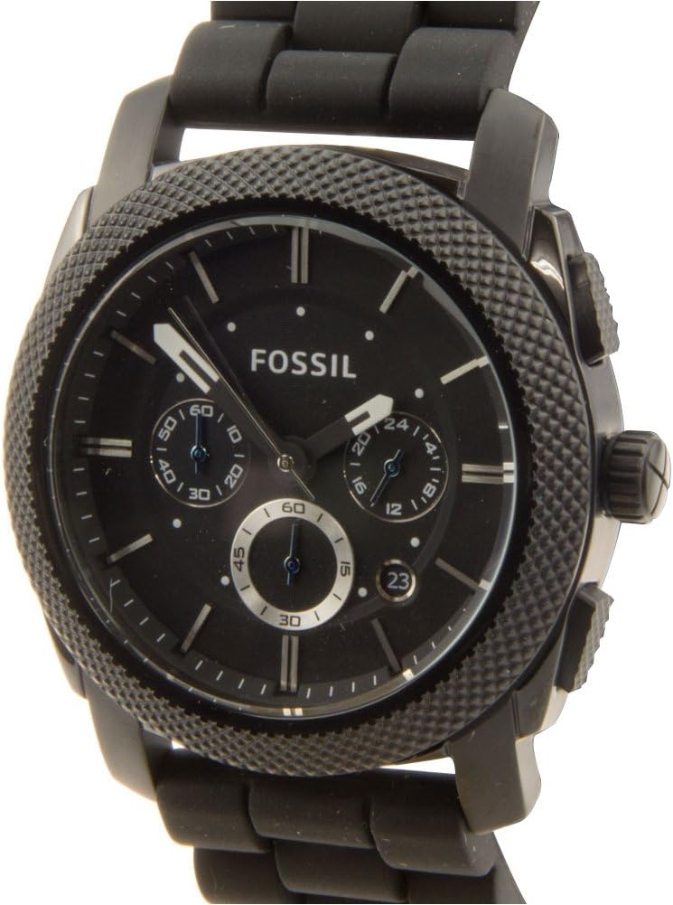 Thumbnail 5 de Fossil Montre Machine pour Homme – Chronographe Quartz 45 mm avec Bracelet silicone noir