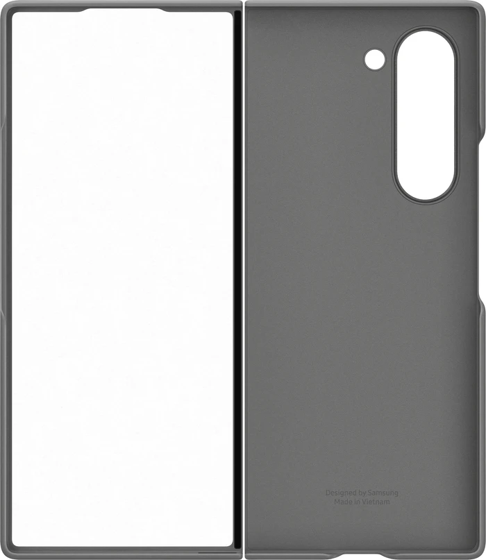 Detalle de Samsung Galaxy Z Fold6 Backcover mit S Pen Grau – Schutz mit integriertem Stift