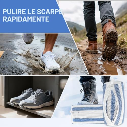 Detalle de YTUGIL Sacchetto per Lavare Scarpe in Lavatrice 2 Pezzi – Cerniera Nascosta, 39 × 19 cm