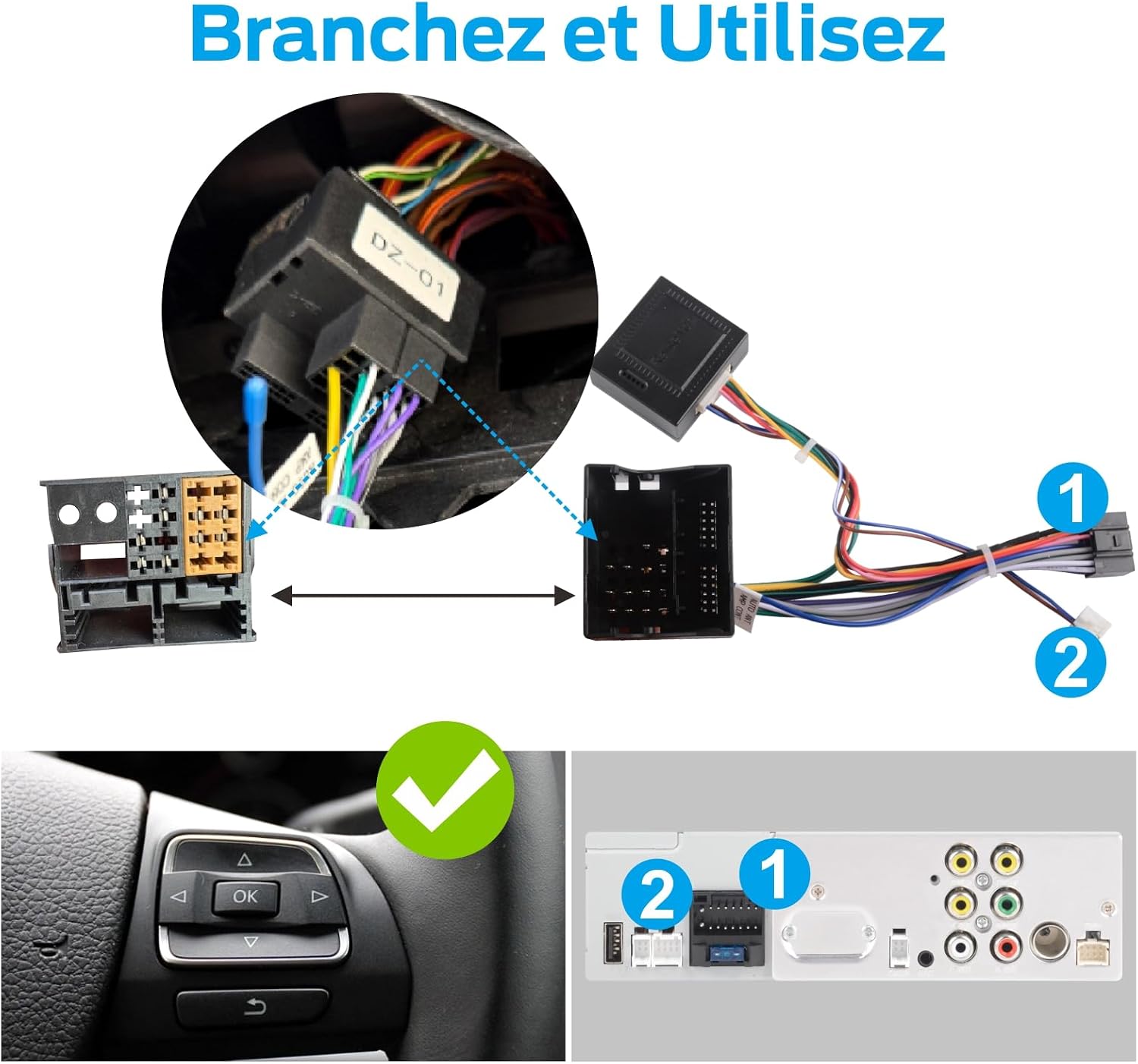 Detalle 2 de Autoradio Linux Démarrage 5s avec CarPlay