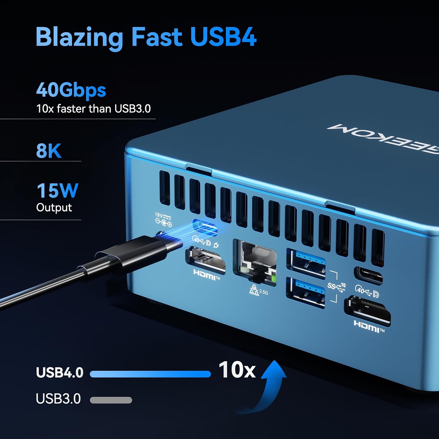 Detalle 2 de GEEKOM IT13 2026 Mini PC: compact power for editing, design and gaming