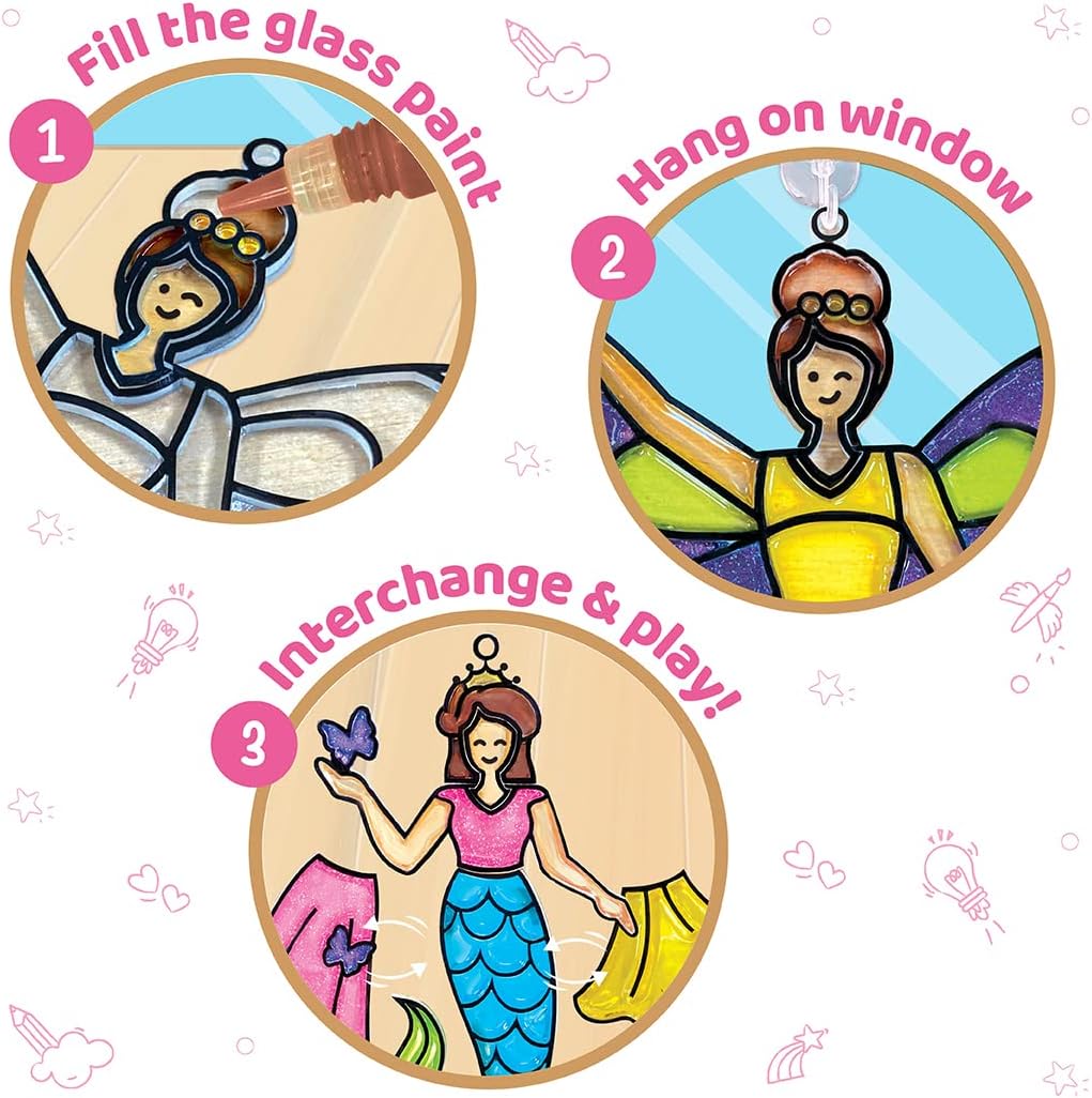 Thumbnail 2 de Imagimake Window Art Princess kit 🧸