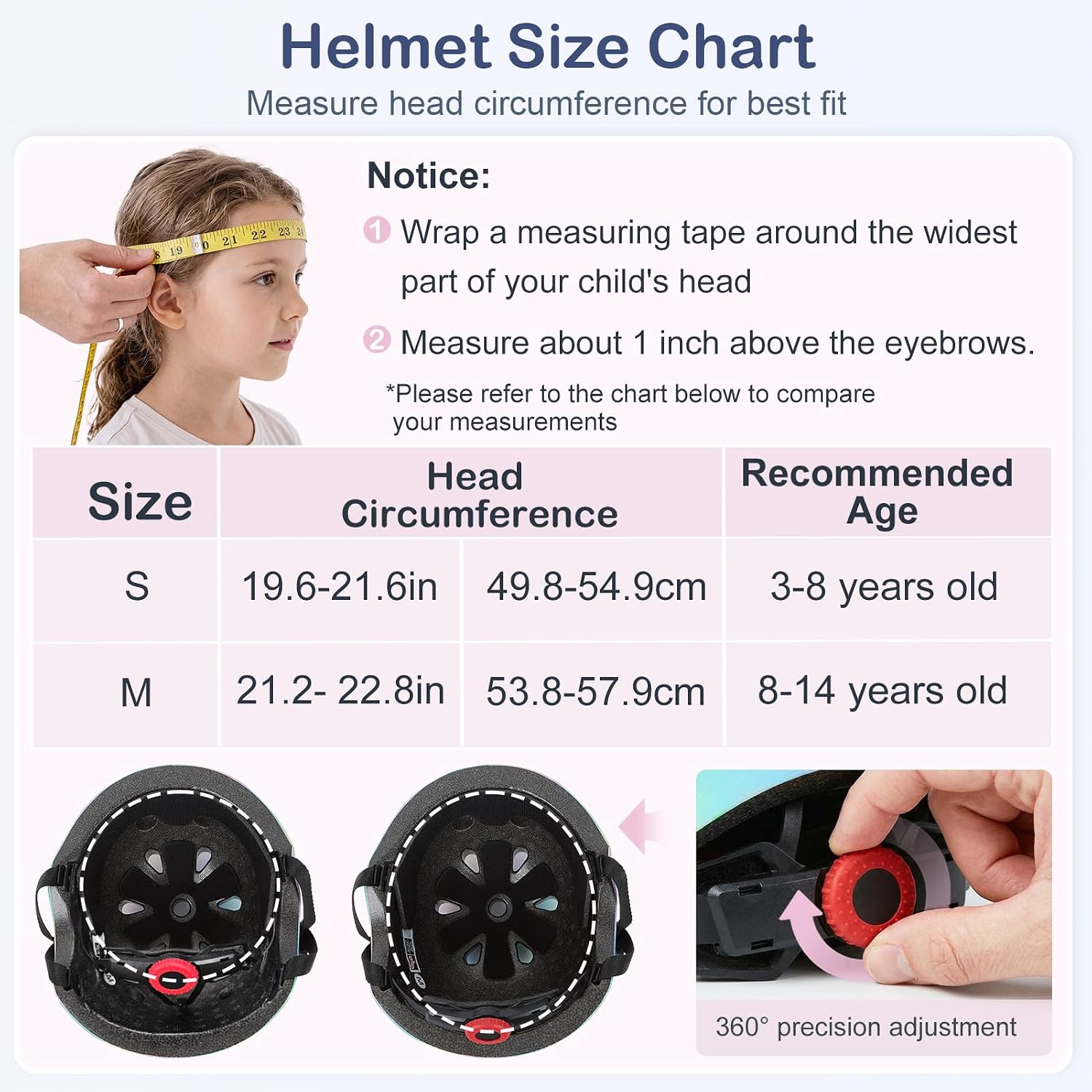 Detalle de Bienbee Kids Bike Helmet for Toddlers Age 1-3