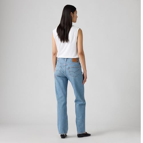 Detalle de Levi's Jeans Donna 501 '90s in Love with You — Vita Media, Fit Ampio e Dritto, 25W x 30L