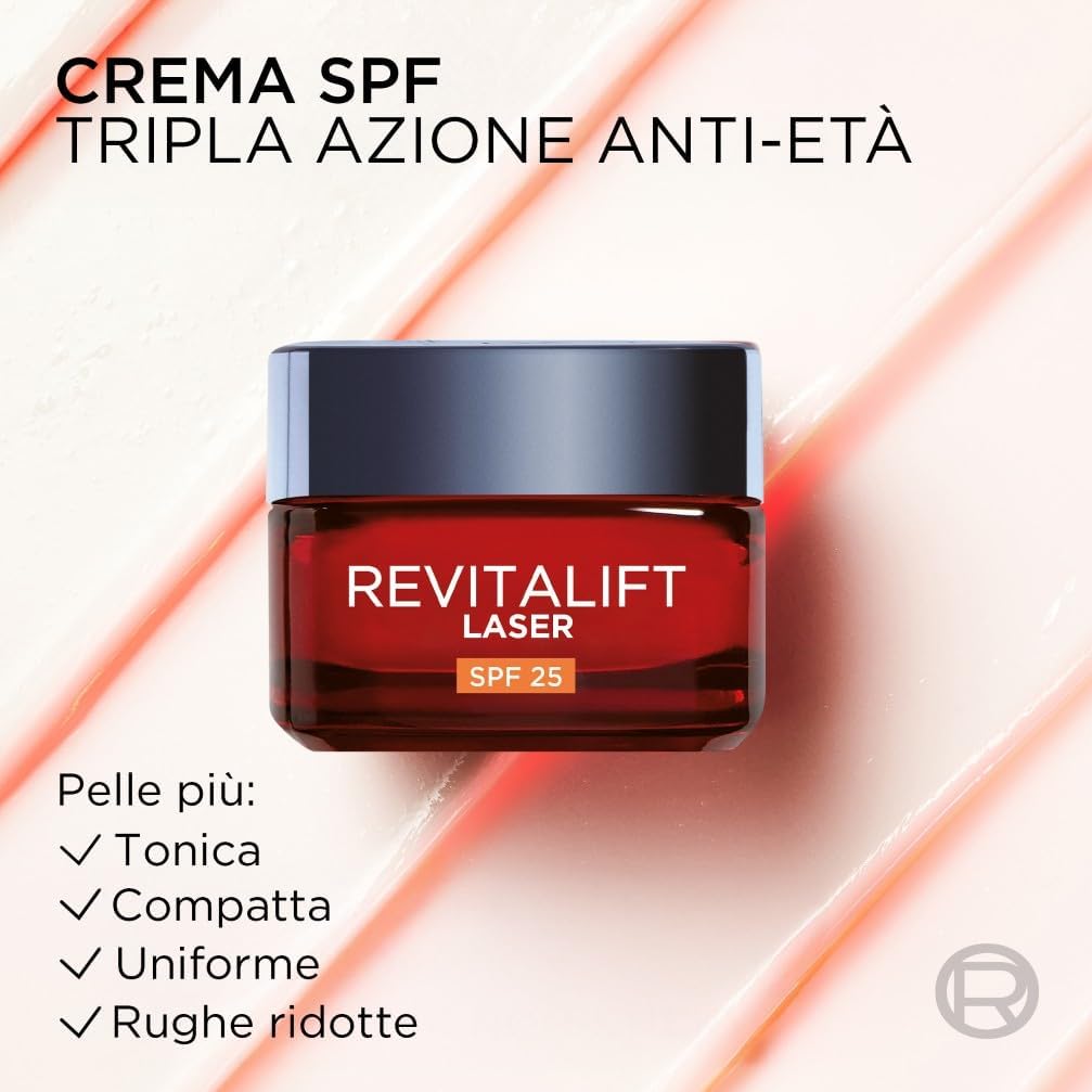 Thumbnail 1 de L'Oréal Paris Revitalift Laser SPF25 Crema Viso Giorno – 50 ml per Tutti i Tipi di Pelle
