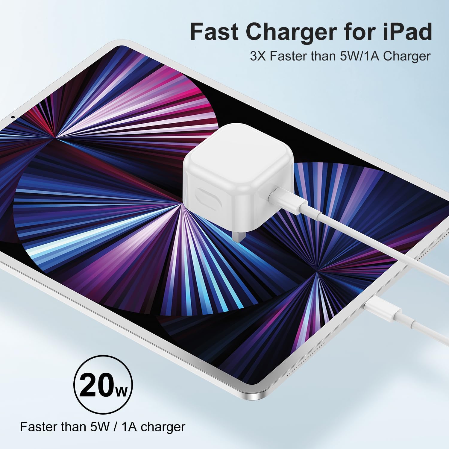 Thumbnail 3 de 2Pack iPhone 15/16/17 Charger USB‑C to USB‑C Cable & Apple Fast Charge Plug