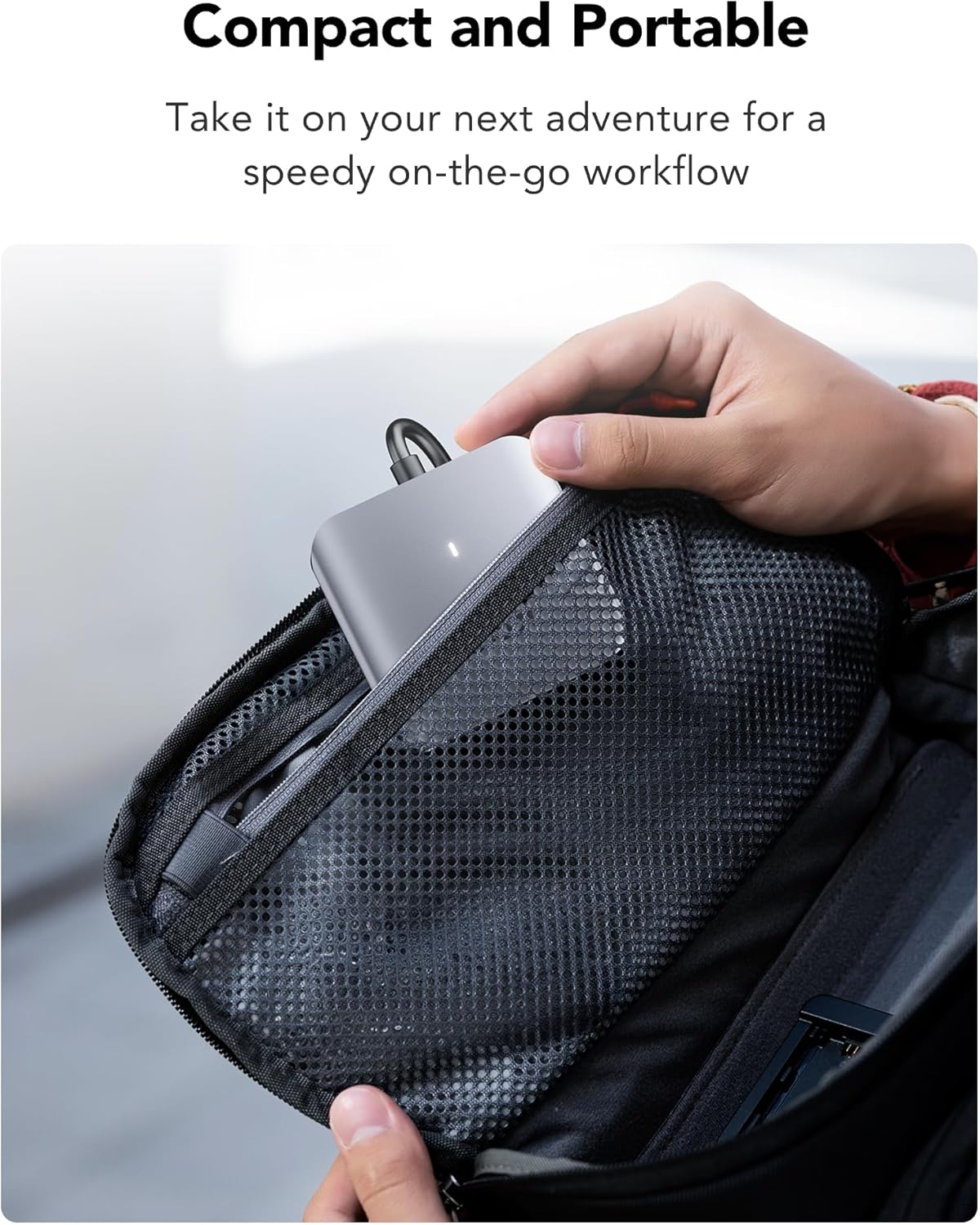 Thumbnail 5 de Lexar RW510 lettore CFexpress Tipo B con USB 3.2 Gen 2 fino a 10 Gbps e cavo USB-C integrato