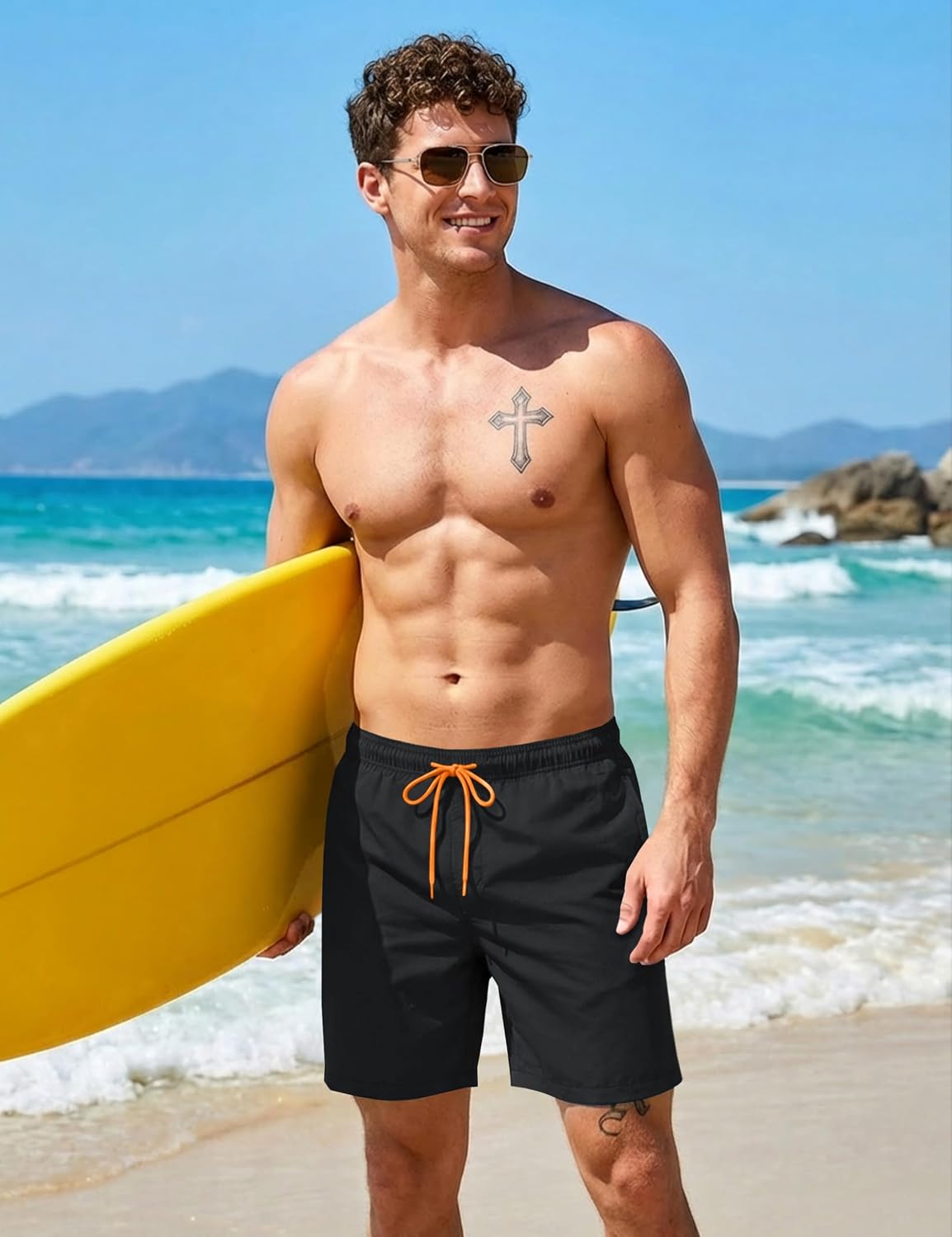 Thumbnail 2 de TACVASEN Men's Swim Short Quick Dry
