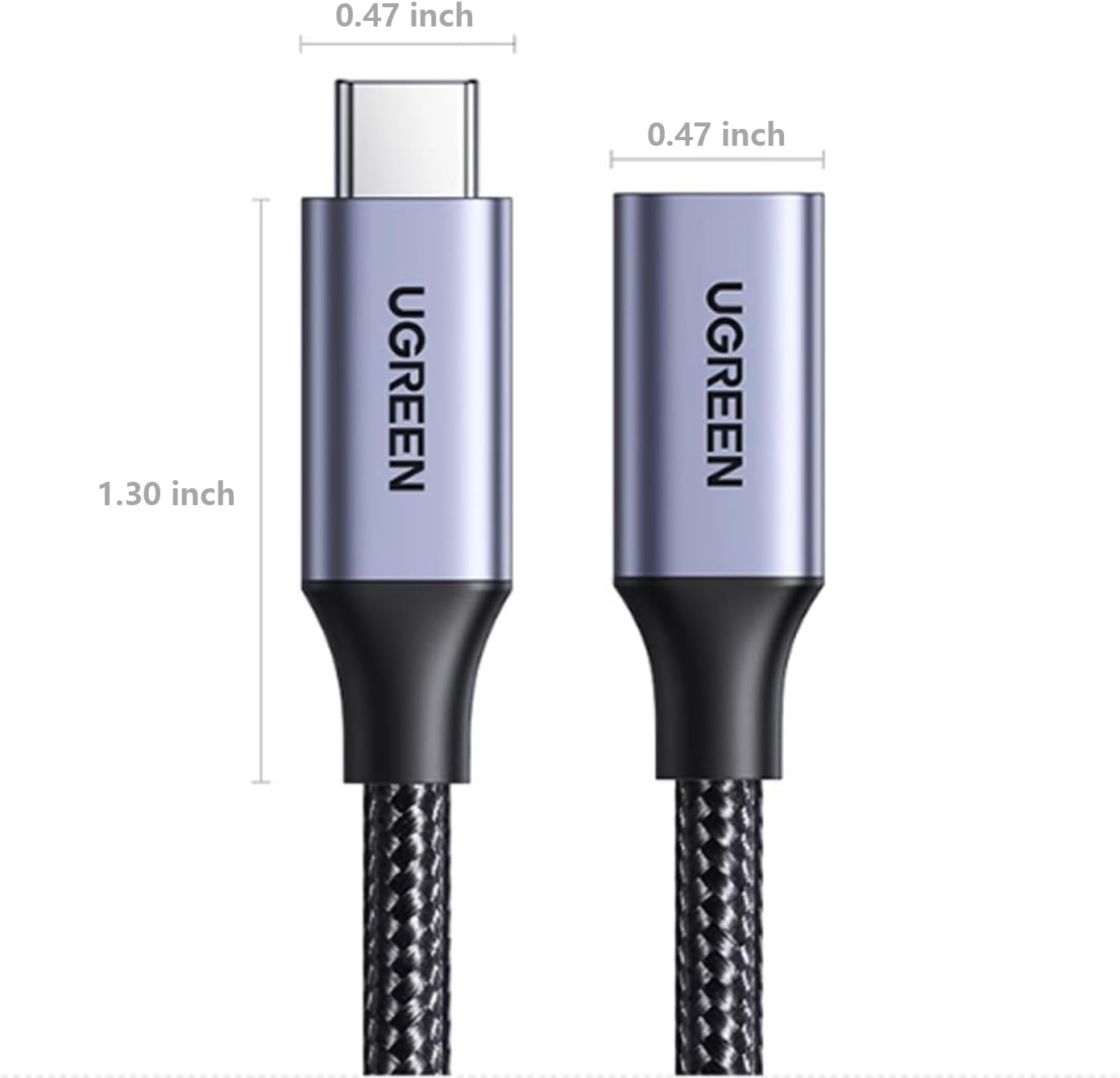 Thumbnail 6 de UGREEN 80810-Variants USB-C-verlengkabel, 100 W, 10 Gb/s en 4K