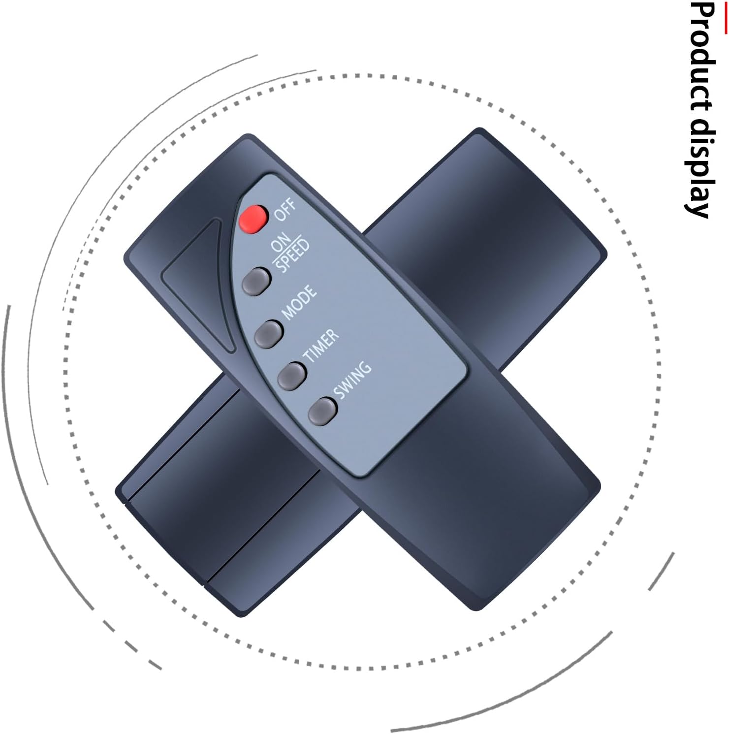 Thumbnail 2 de TCNOUMT Replacement Remote Control for Sohler/UR CHOICE Standing Pedestal Floor Fans