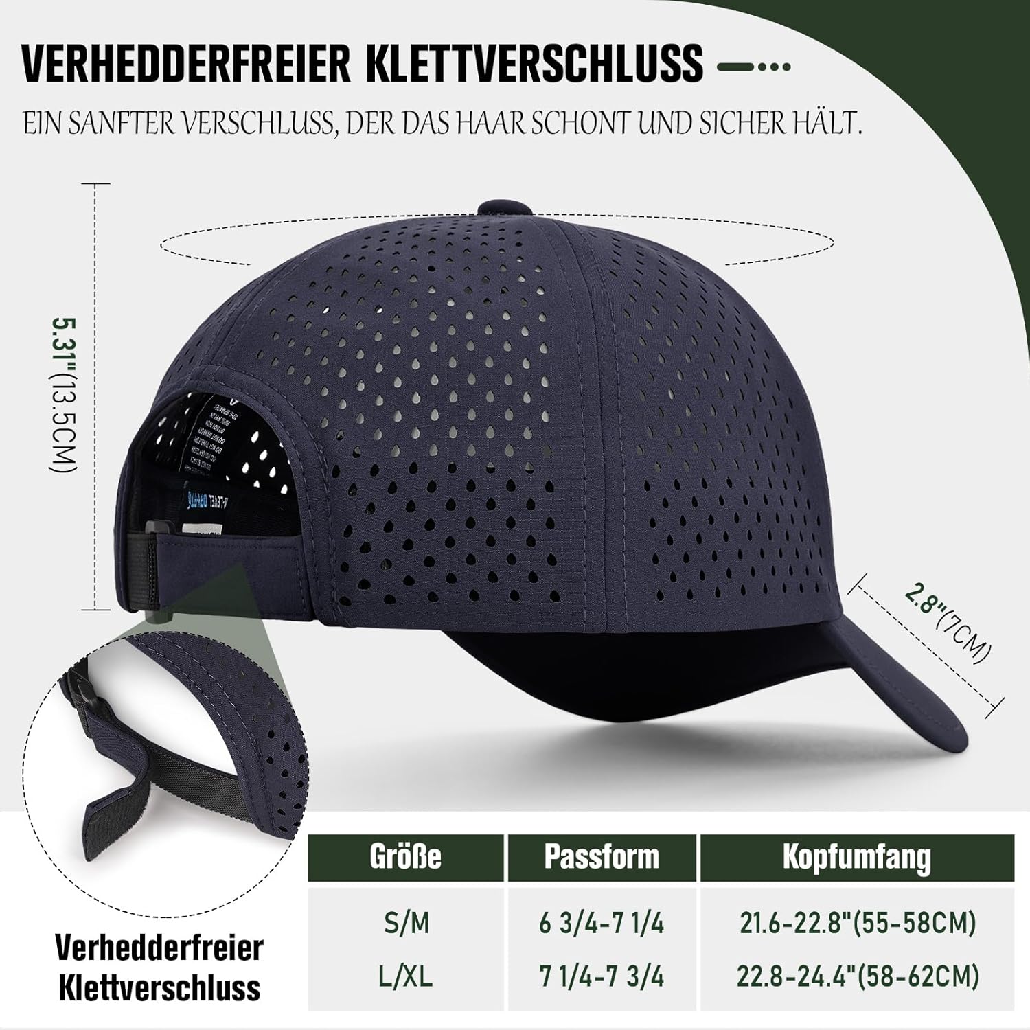 Thumbnail 4 de AOPREL Baseball Cap: Wasserdicht, atmungsaktiv & UV-Schutz – Unisex Outdoor Cap für Golf, Tennis und Streetstyle