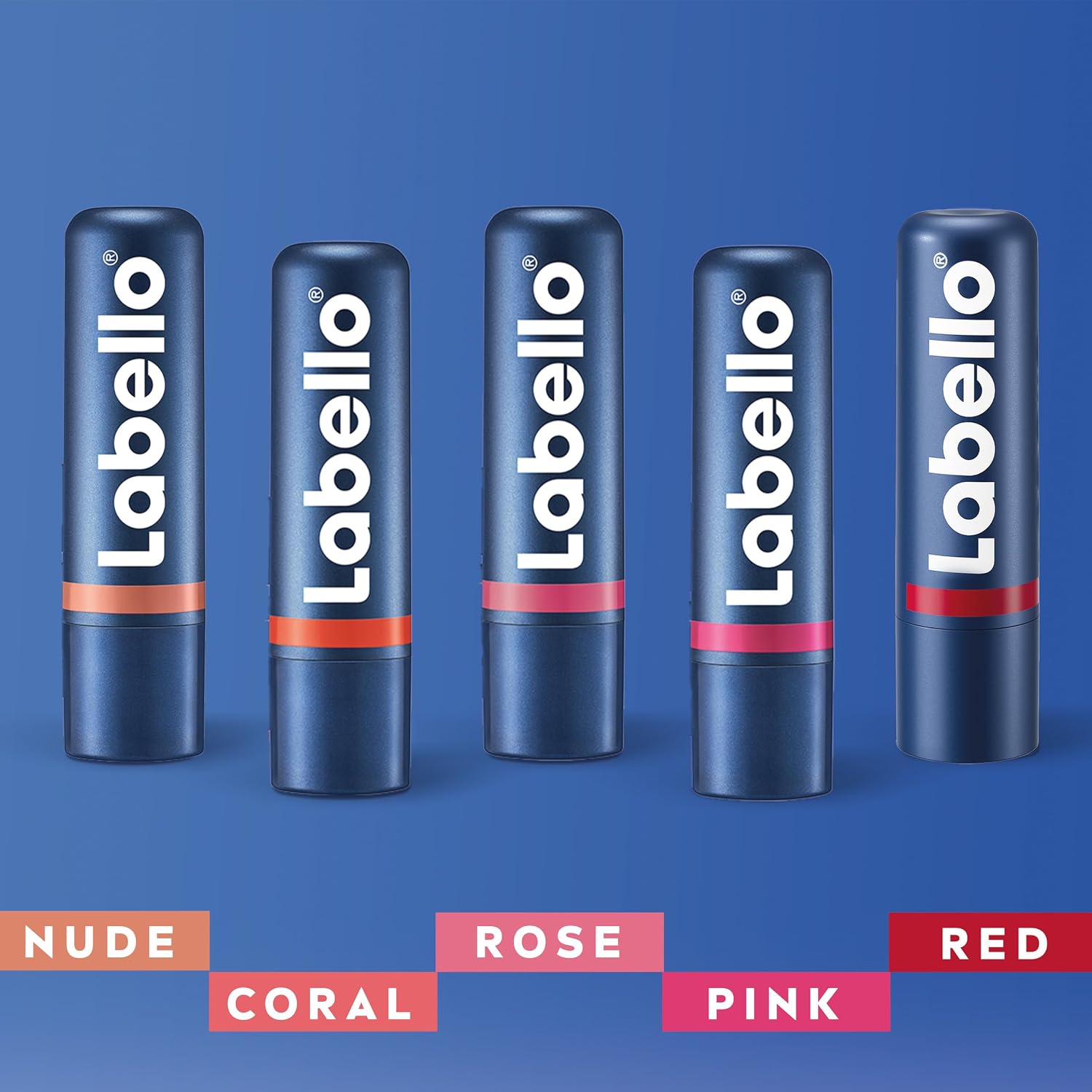 Thumbnail 2 de Labello Caring Beauty Lip & Cheek burrocacao labbra e guance colorato SPF30, kit 5 tonalità (Nude, Coral, Pink Nude, Pink, Red)