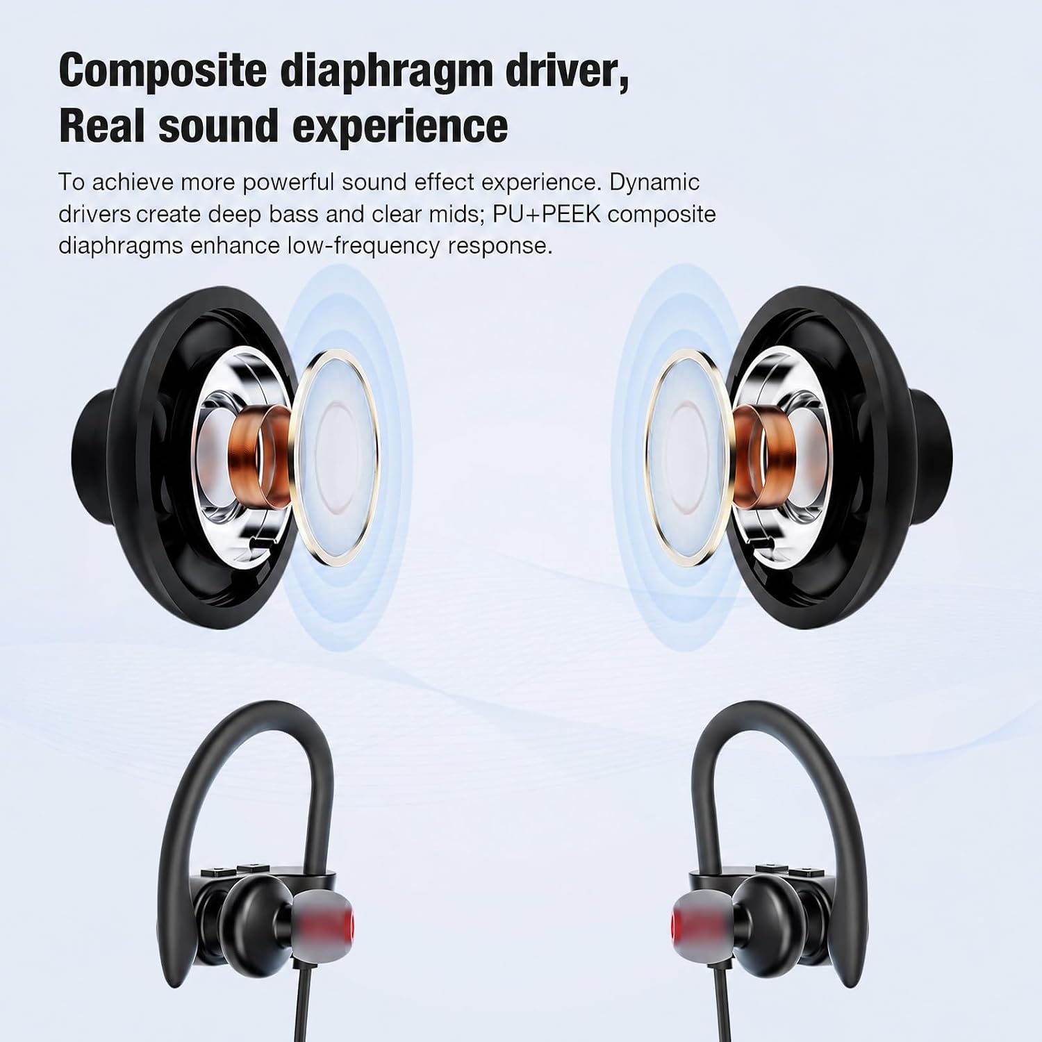 Detalle 2 de JOYWISE 16H Wireless Headphones