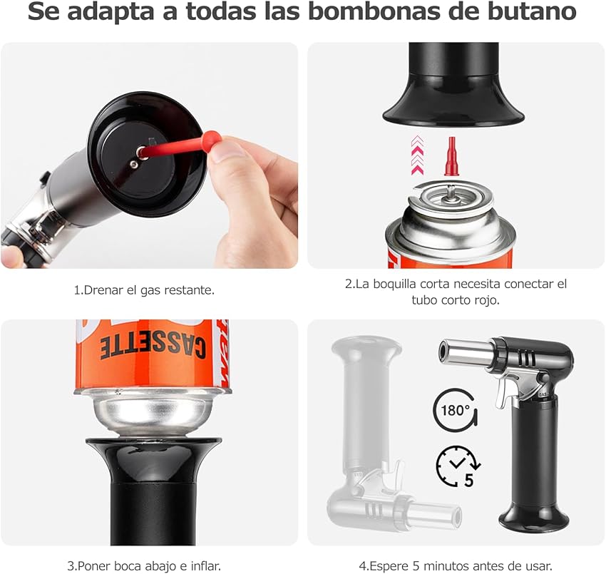 Thumbnail 5 de Carehabi Soplete de Cocina Recargable con Cierre de Seguridad