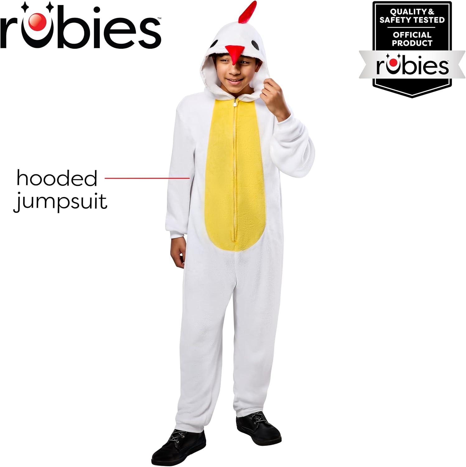 Detalle 2 de Rubies Chicken Comfywear kids jumpsuit 6/8 🎭